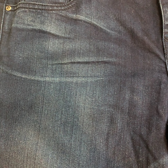 Gap 1969 Skinny Boot Womens Size 14 R (36x32) Dark Wash Stretch Denim Blue Jeans - Picture 5 of 8